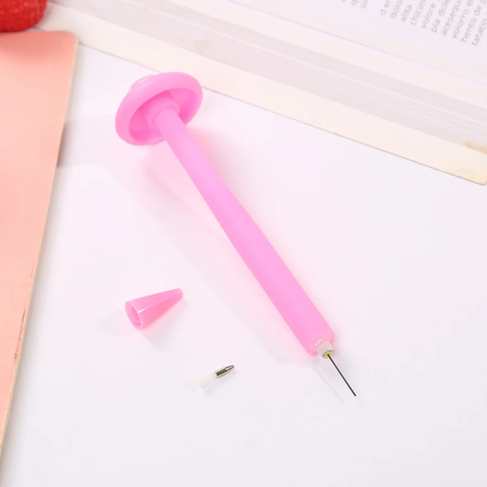 

1Set Cartoon Writing Pencil Mushroom Design Smooth Uniform Writing Break Resistant Plastic Stationery for Students