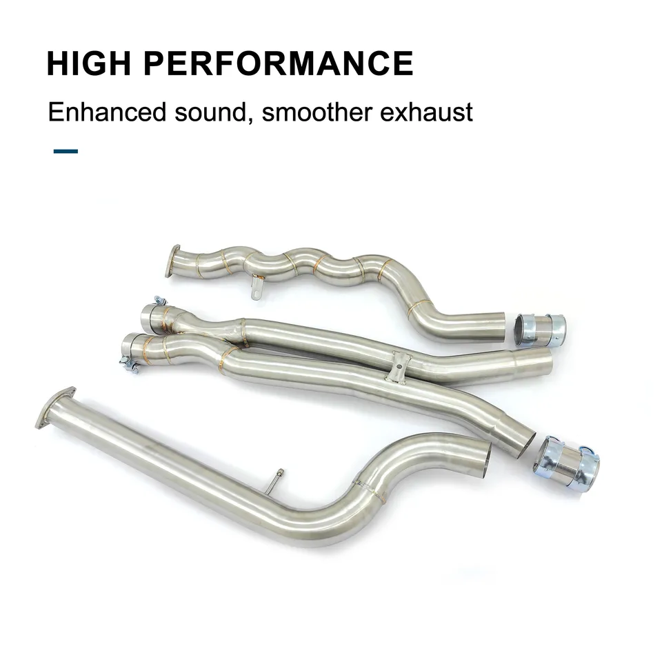 BMW S58 G80 M3 G82 M4 3.0T 76mm SS304 ミッドパイプ