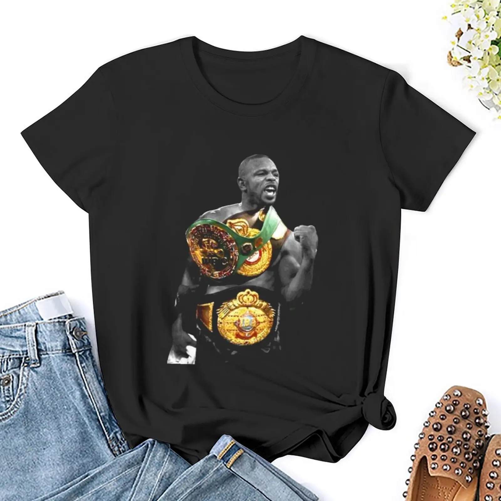 Men Roy Jones Jr Legend Retro Boxing T-Shirt oversized hippie clothes tight shirts for Women