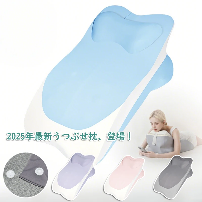 Contour Memory Foam Pillow Cervical Support Pillow for Neck Pain Relief Orthopedic Ergonomic Pillow for Side Stomach Sleepers