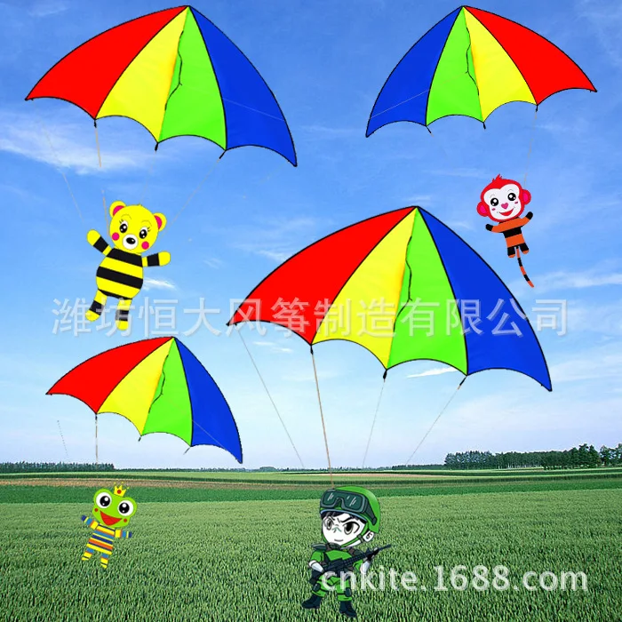 Weifang Kites Funny Parachute Kites Children's Animal Cartoon Kites Easy to Fly Kids Birthday Gift