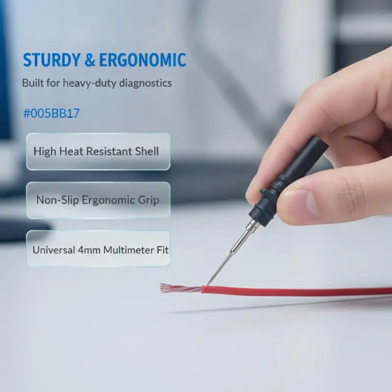 15Pcs Automotive Diagnostic Test Probe Puncture Needles Abrasion Resistant Oscilloscope Probe Pins for Auto Electrician Repair