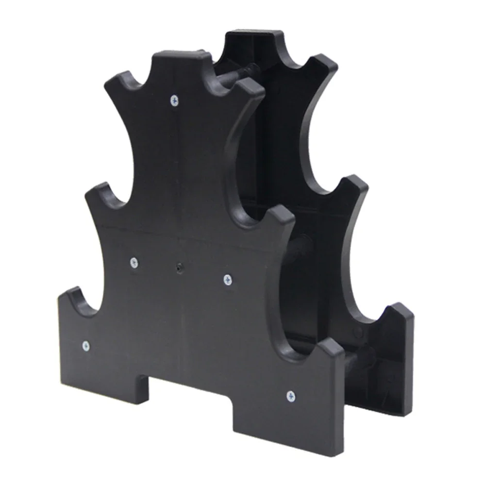 Weight Storage Organizer 3 Tier Dumbbell Rack Stand Only Compact Weight Rack for Dumbbells Small for Home Gym Workout