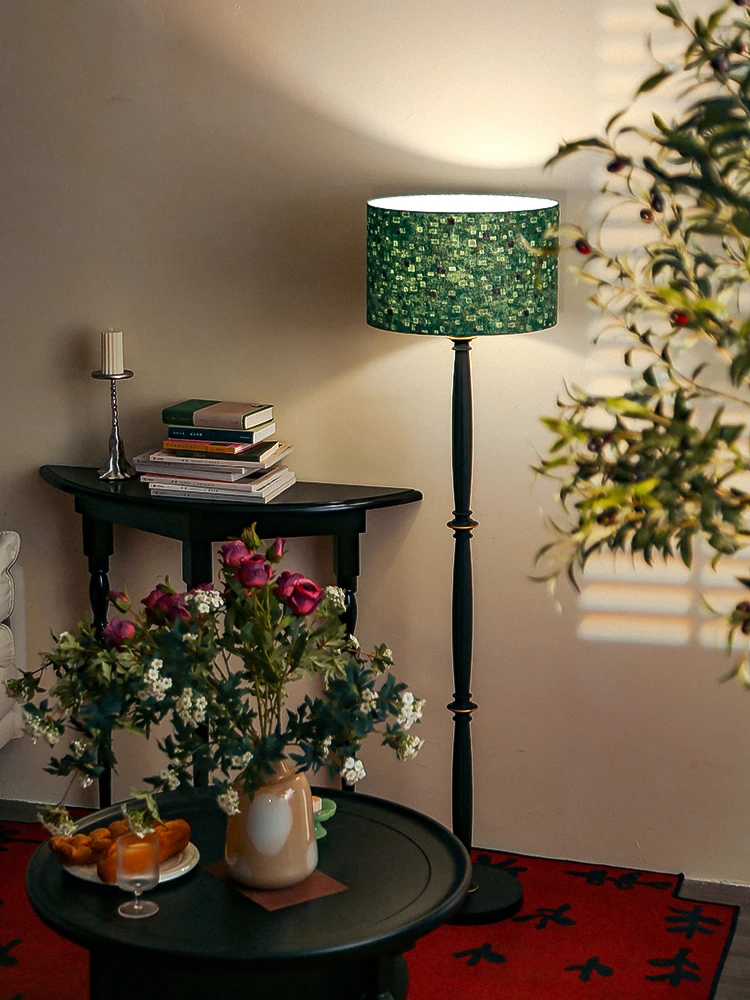 

Floor lamp, French antique retro atmosphere, high-end study, living room, bedroom