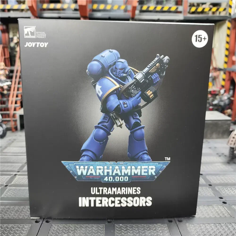 [สต็อก] JOYTOY Warhammer 40K 1/18 ตัวเลขการกระทํา Ultramarines Intercessors V4 อะนิเมะรุ่นของเล่นคริสต์มาสเด็กของขวัญเด็ก