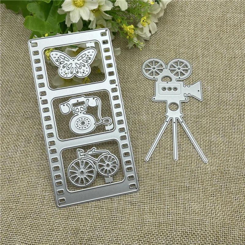 Film And The Projector Metal cutting dies  mold Round hole label tag Scrapbook paper craft knife mould blade punch stencils dies