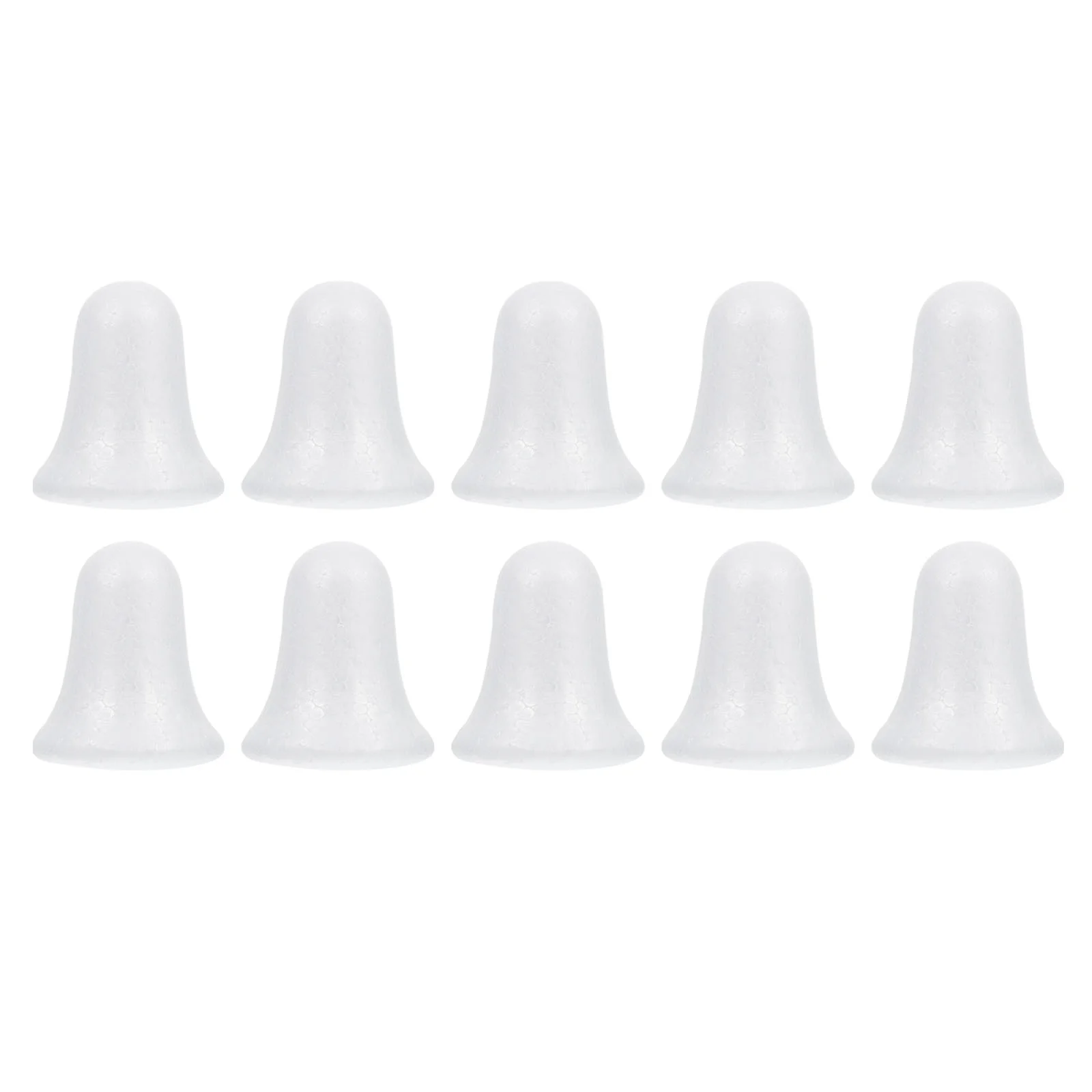 

White Diy Foam Bell naments Christmas Hanging Pendants Polystyrene Jingle Shapes Tree Bells Pendant Xmas Decors Handmade