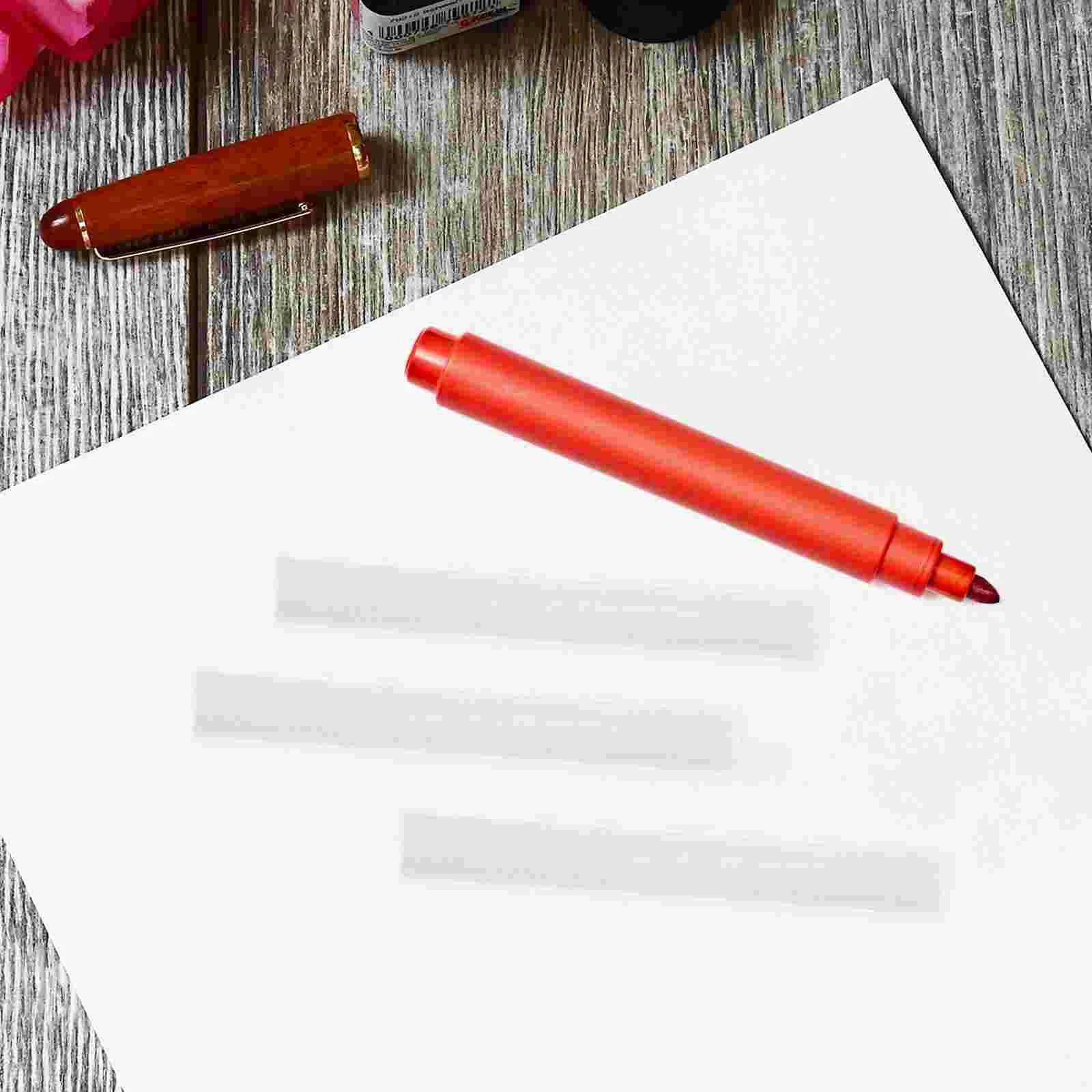 100 Pcs Filler Marker Cotton Core Paint Replacement Refills Lengthen Blank White Pen