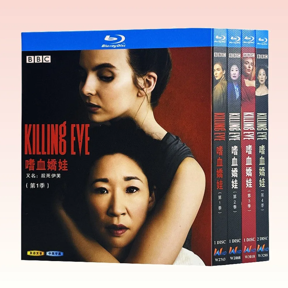 Blu-ray Ultra HD Killing Eve Seasons 1–4 Box Set