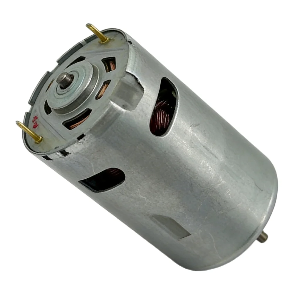 550 Brushless DC Motor 21V 38000 RPM High-Speed Electric Blower Motor For Power Tools Silver 7.5x3.55x1.3cm