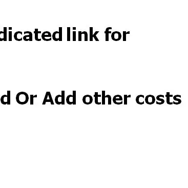 Update version Resend Pay Difference special link extra link