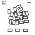 Black-20pcs 4mm
