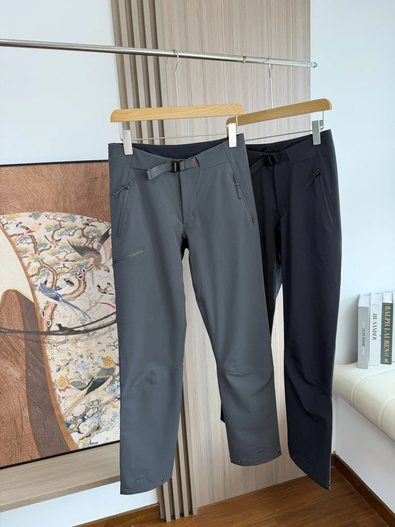 

High-End Limited Edition Men's Outdoor Functional Guide Pants Windproof Waterproof Soft Casual Straight Leg Trousers