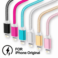 Nylon Braided Fast Charging USB Cable For iPhone 11 12 mini 13 14 Pro Max X XR XS 6S 7 8 Plus Rapid Charge Cables 1m 1.5m 2m 3m