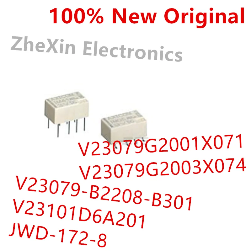 5 unids/lote V23079-G2001-X071 、 V23079-G2003-X074 、 V23079-B2208-B301 、 V23101D 6A201 、 JWD-172-8 nuevo relé de señal