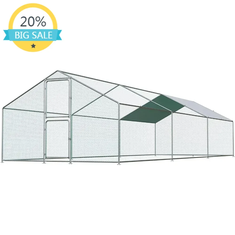 

BestsellerLarge Chicken Coop, Chicken Coops for 30 Chickens, Chicken Runs for Yard