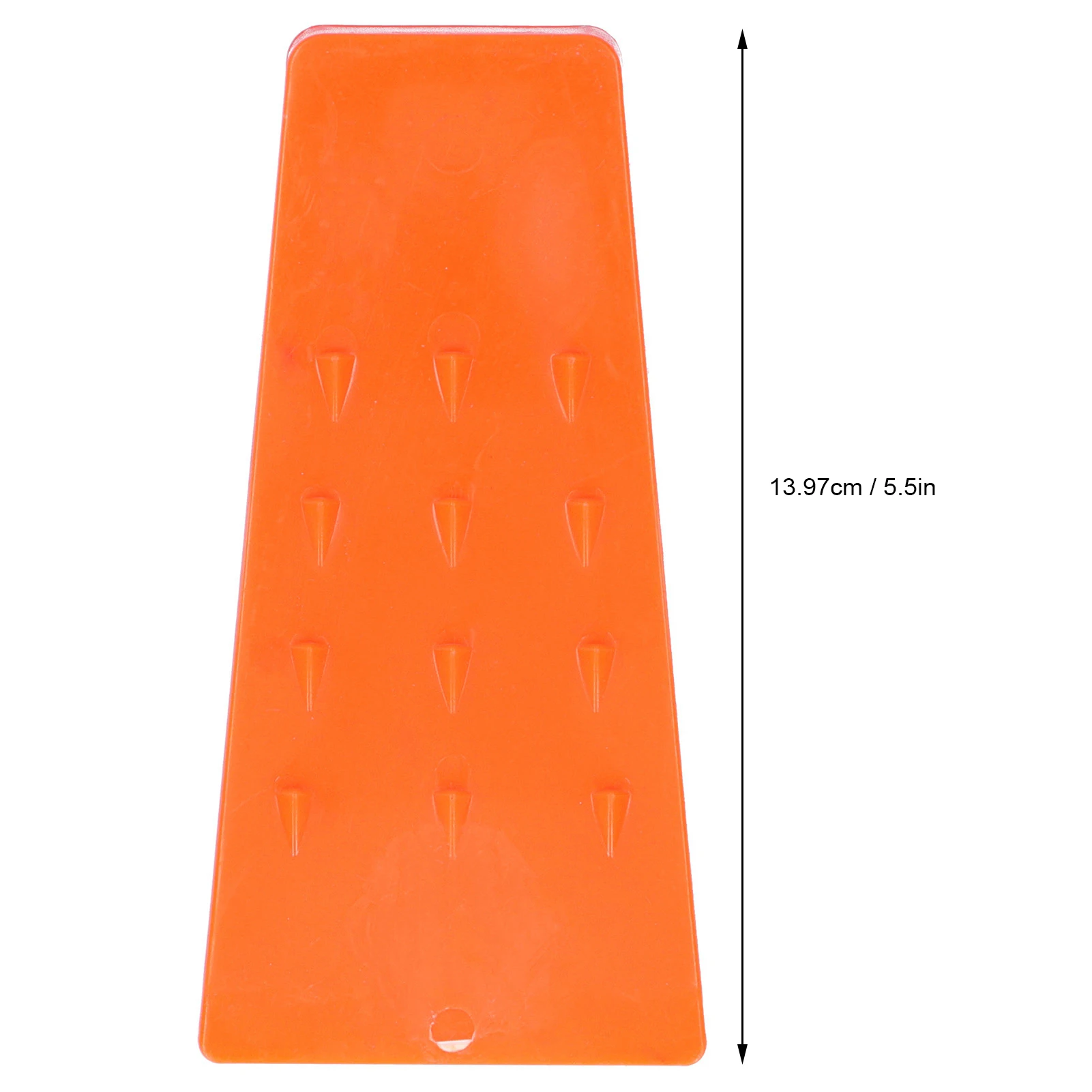 5.5in Professional Orange Logging Tree Cutting Wedge Made of Selected Engineering Plastics Light Weight Woodworking Accessories view 3