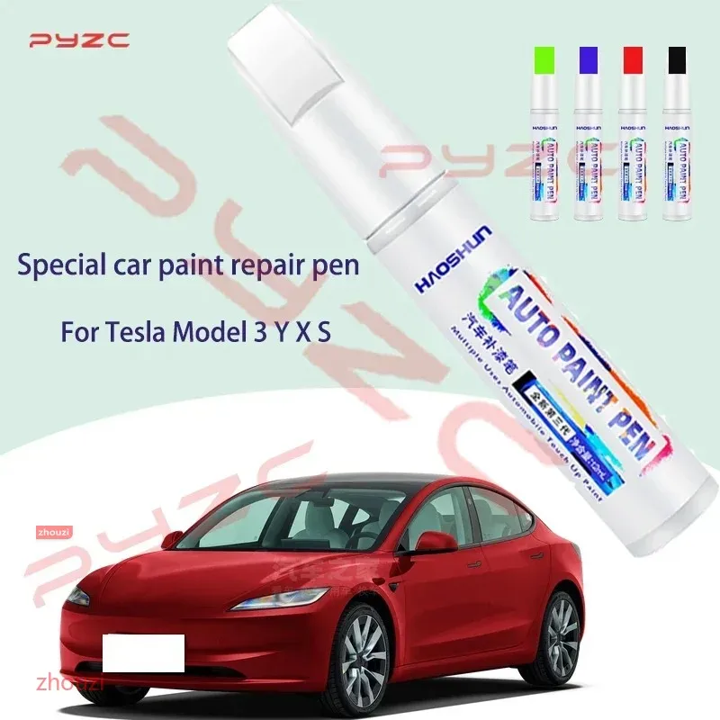 For Tesla Model X Paint Touch Up Pen Kit Car Paint Scratch Repair Car Scratch Remover Paint Repair Set Auto Accessories