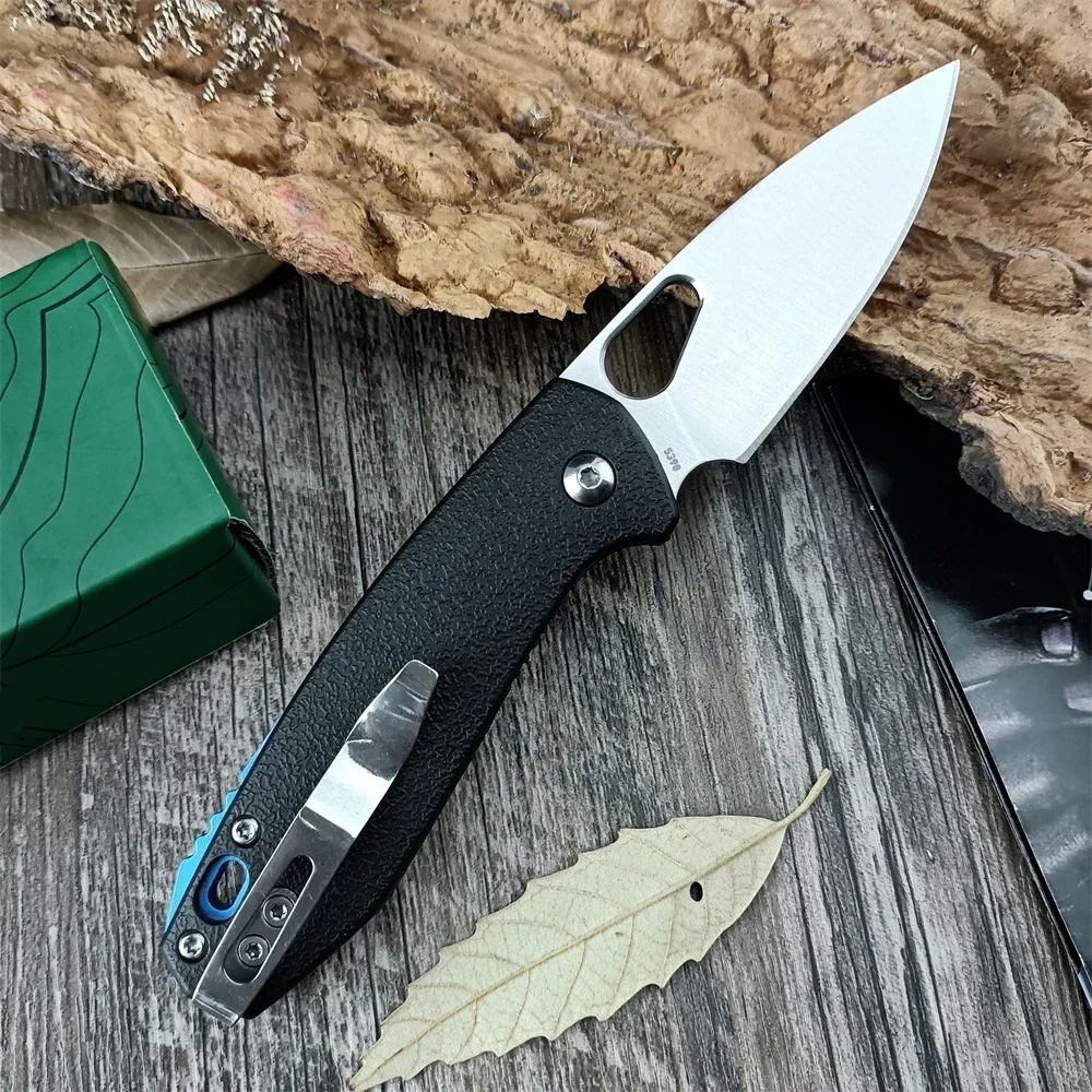 Hot Sale CR 5390 EDC Hunting Pocket Folding Knife Camping Pocket Knives 8Cr13Mov Blade Nylon Glass Fiber Handle Survival Tools