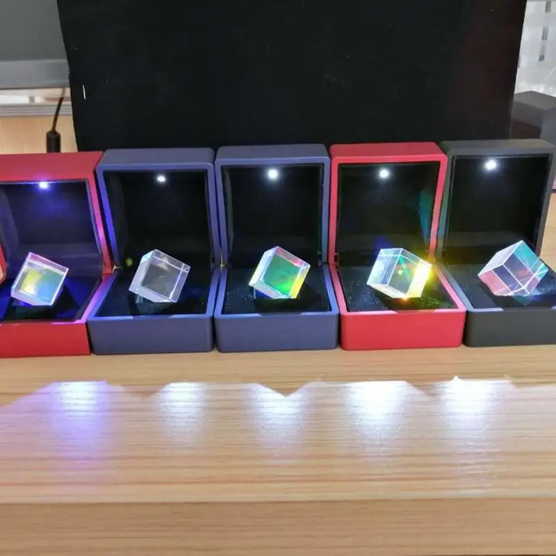 L74C Color-collecting Prism 6-sided Light Cube With Light Box Color Prism Square Gift