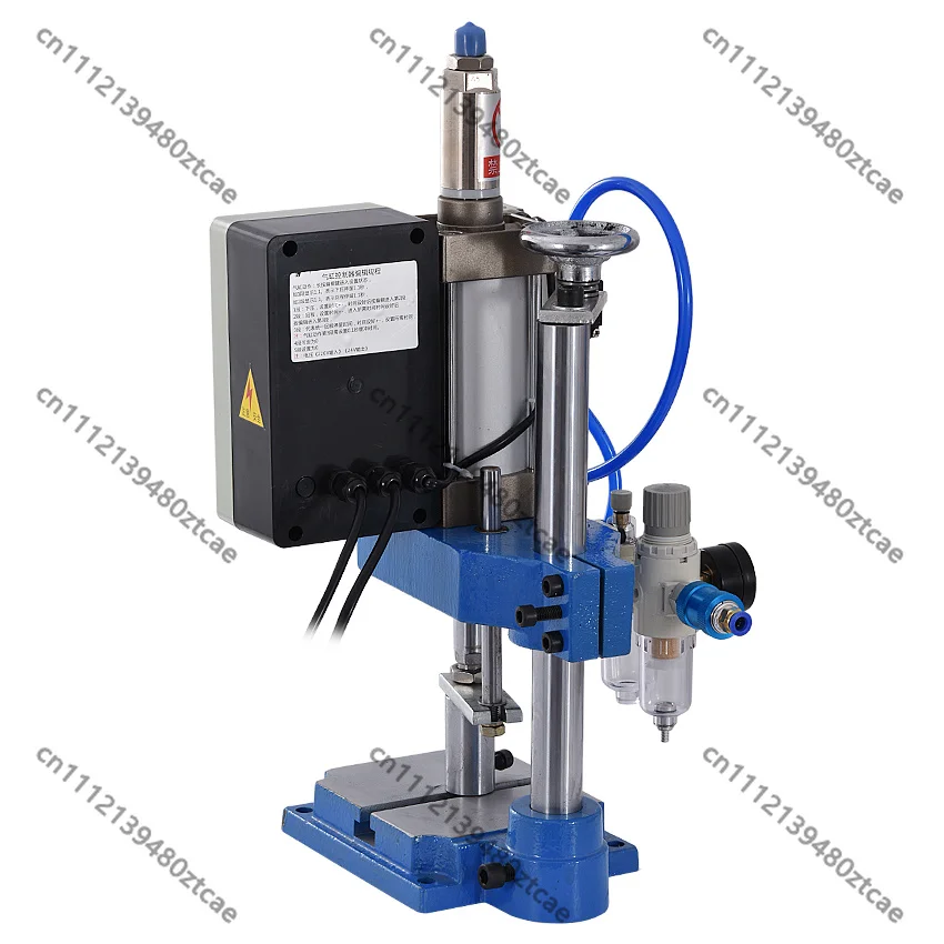 Bench Pedal Pneumatic Press Adjustable Punching Stamping Machine 110V/220V Small Pneumatic Equipment