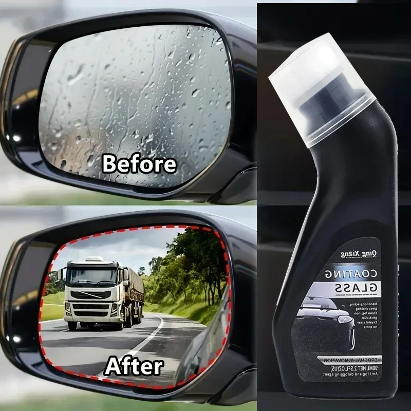 Motorcycle Anti Fog Agent Helmet Lens Wiper Rearview Mirror Glass Liquid Windscreen Fog Repellent Spray for Car Accessorie Amagi