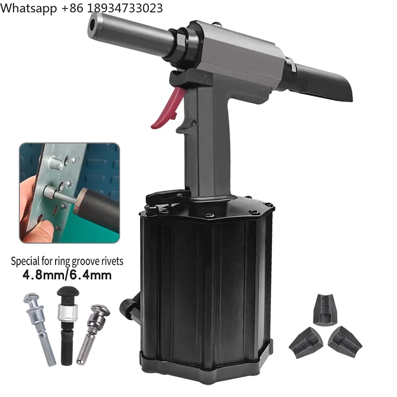 Yase Pneumatic Air Riveters 4.8mm-6.4mm Huck Nail Ring Groove Puller BOM Series Air Riveters