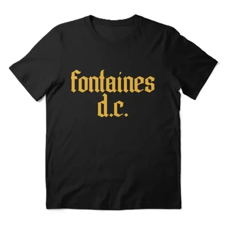 Fontaines D C 'Gothic Logo' T Shirt PA1909_14