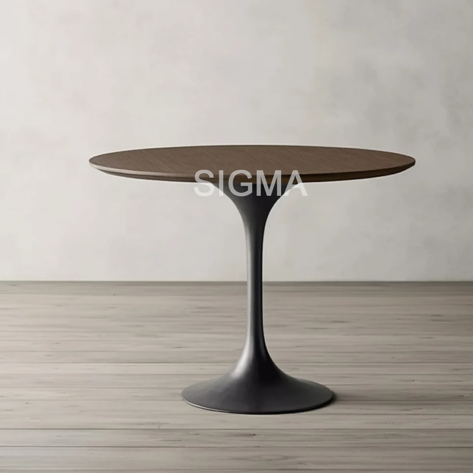 

2025 Sigma Modern Steel Dining Room Set 8-Piece Ladder Back Chairs Eco-Friendly Space-Saving Storage School Home Furniture