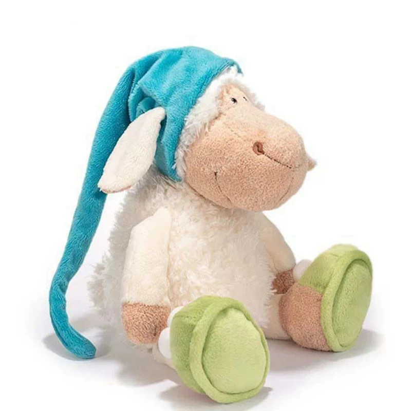 Cute Hooded Sheep Novelty Soft Plush Stuffed Toy Home Decor Stuffed Animal Toy Sofa Pillow