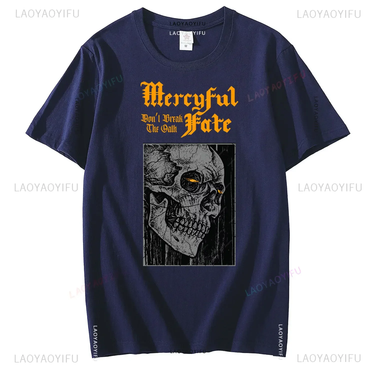 Summer Mercyful Fate Don't Break The Oath High Quality Cotton T-Shirt Unisex O-neck Streetwear Short Sleev Heavy Metal Man Tops