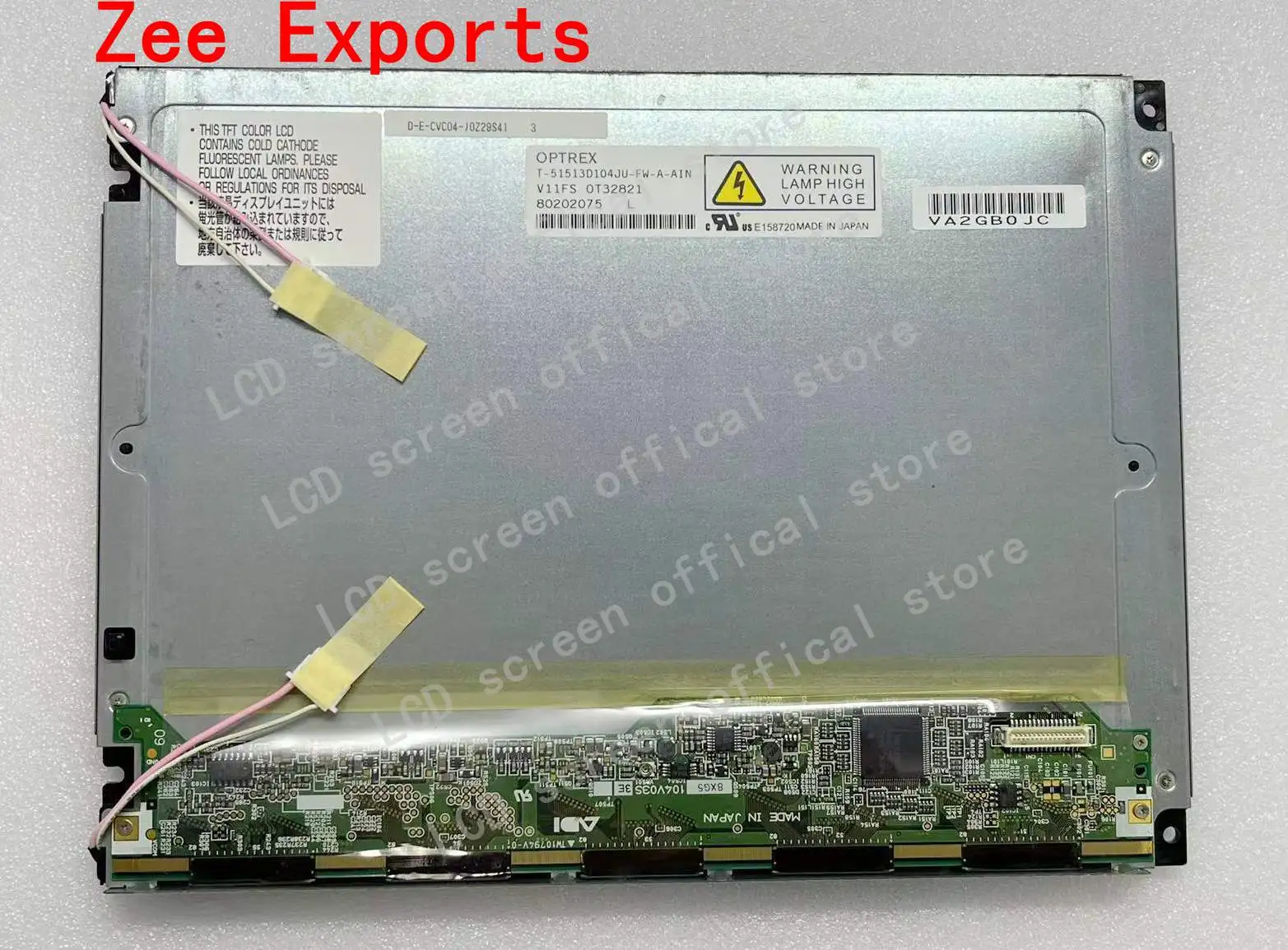 

T-51513D104JU-FW-A-AIN T-51513D104JU-FW-A-AJN T-51513D104JU FW A 10.4 Inch LCD DISPLAY Screen Panel For OPTREX