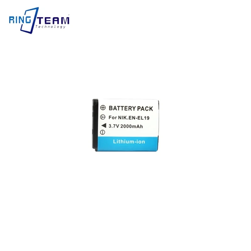 

EN-EL19 Battery For Nikon Coolpix S32 S33 S100 S2500 S2750 S3100 S3200 S3300 S3400 S3500 S4100 S4150 S4200