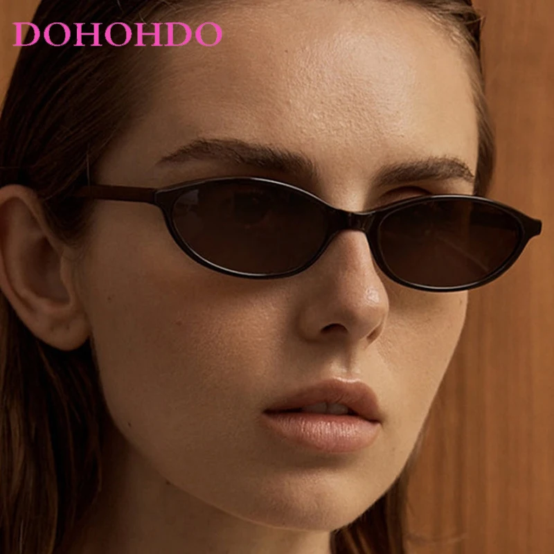 

Trendy Fashion Cute Oval Small Frame Sunglasses Men Women Retro Outdoor Driving Travel Sun Glasses Ladies Shades UV400 Lentes