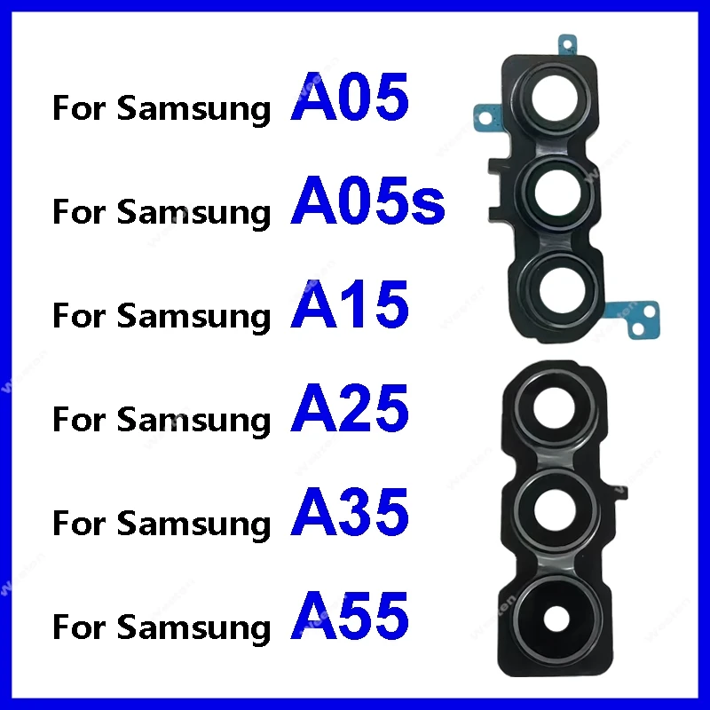 

Стеклянная рамка для камеры с клеем для Samsung Galaxy A05 A05S A15 A25 A35 A55 A055 A057 A155 A156 A256 A356 A556 Запчасти