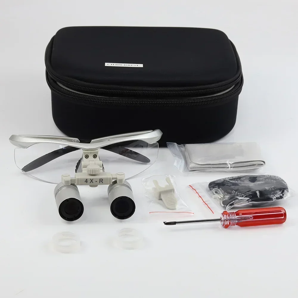 

Excellent Top Quality Loupes 4X Dental Binoculars Surgical Magnifiers Professional Dental Magnifying Glass Microscope Dentist Lo