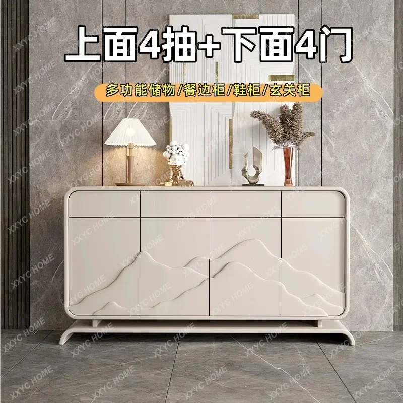 XXIminimalist paint side cabinet modern minimalist bedroom locker