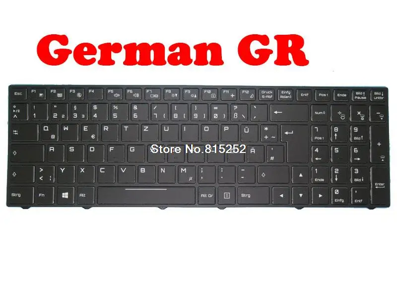 

Laptop Keyboard For One GameStar Notebook Pro 16 With Backlit New Black With Frame United States US/German GR