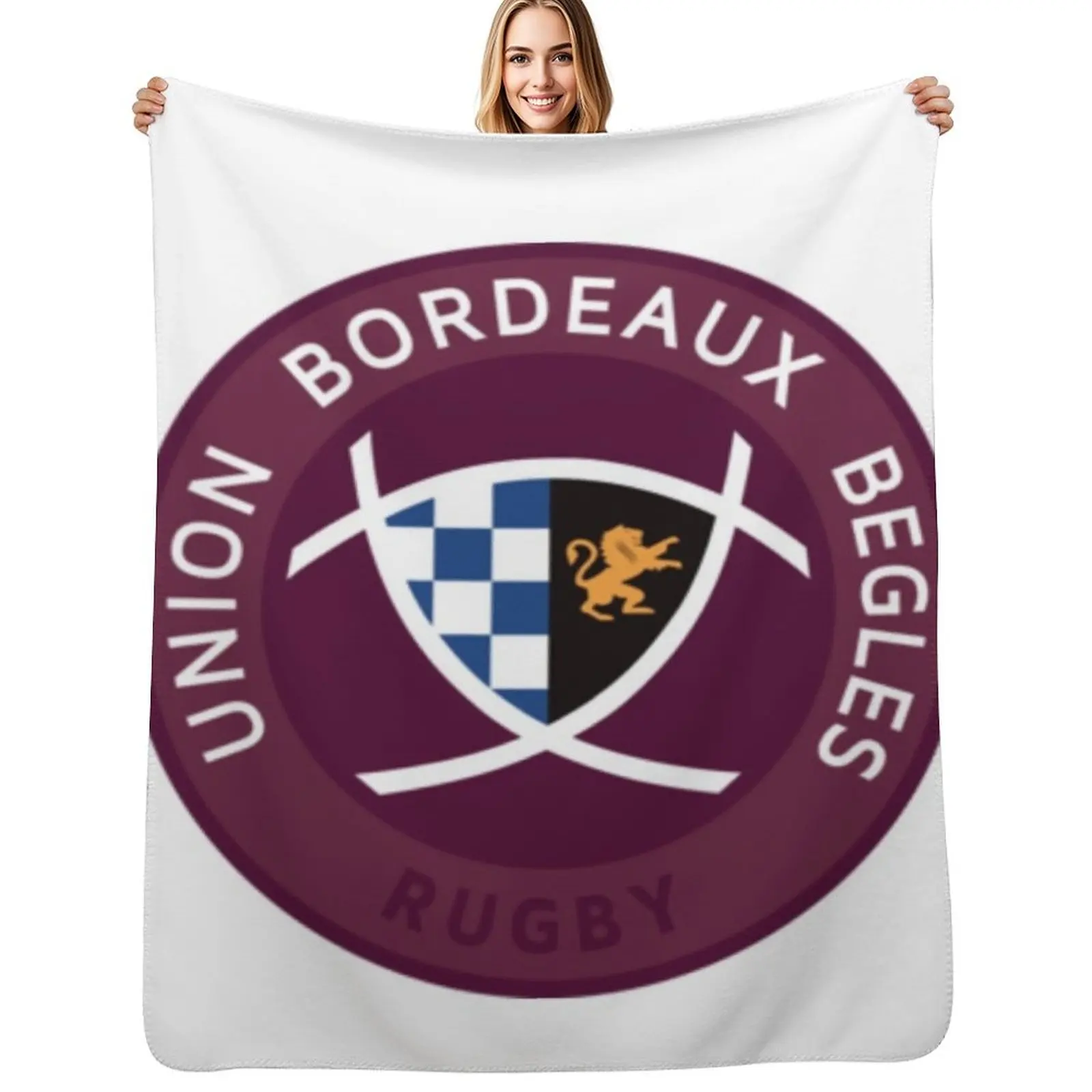 

Bordeux begles Throw Blanket Single funny gift Bed Softest Blankets