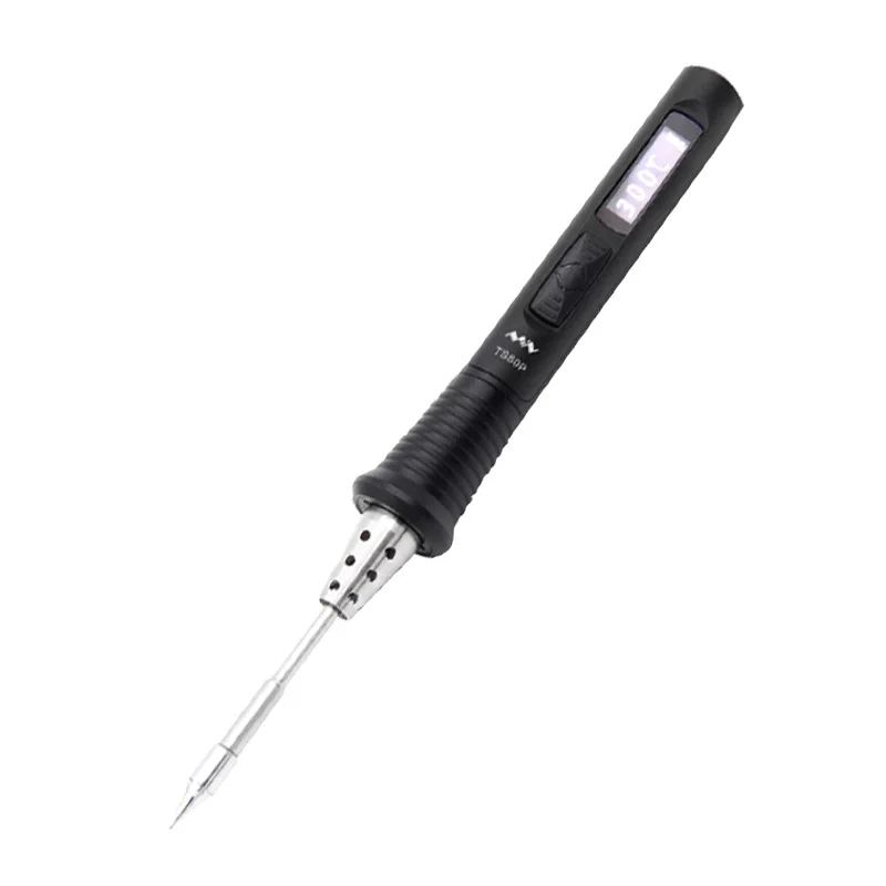 Mini TS80P Portable Electric Soldering Iron Adjustable Temperature Digital Station TS B02 BC02 D25 K4 J02 Tip PD2.0 QC3.0