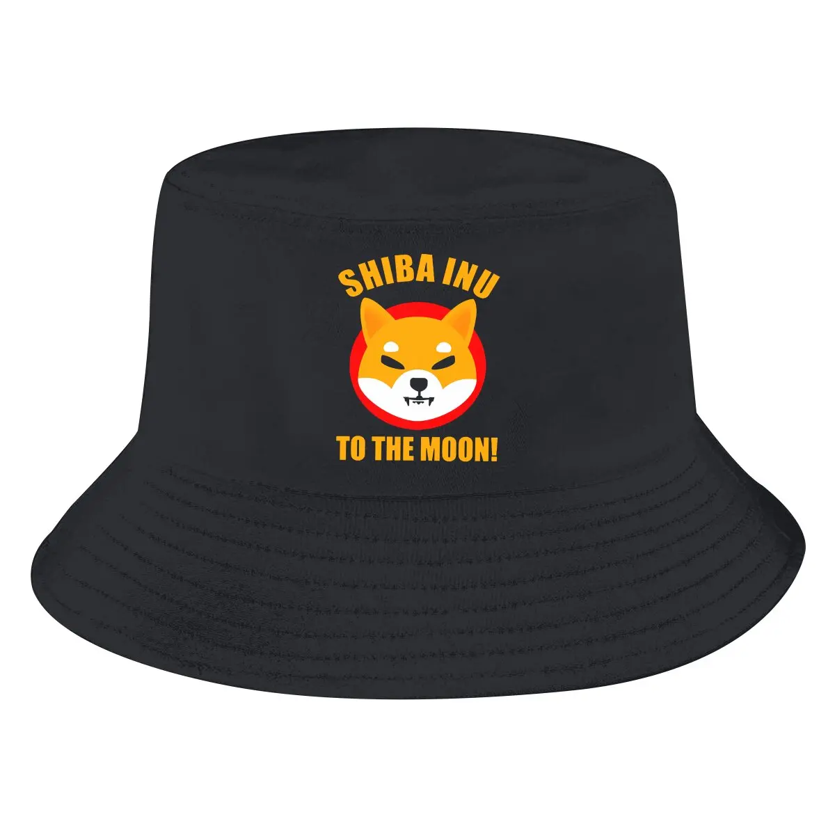 Cryptocurrency Bucket Hat Shiba Inu To The Moon Men's Women's Fisherman Cap Hip Hop Beach Sun Fishing Hats