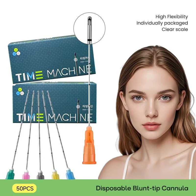 

50 шт., стерильная игла для микроканалов 18 г, 22 г, 23 г, 25 г, 16 г, 38 мм, 50 мм, 70 мм, 100 мм, тупая канюля для наполнителей гиалуроновой кислоты