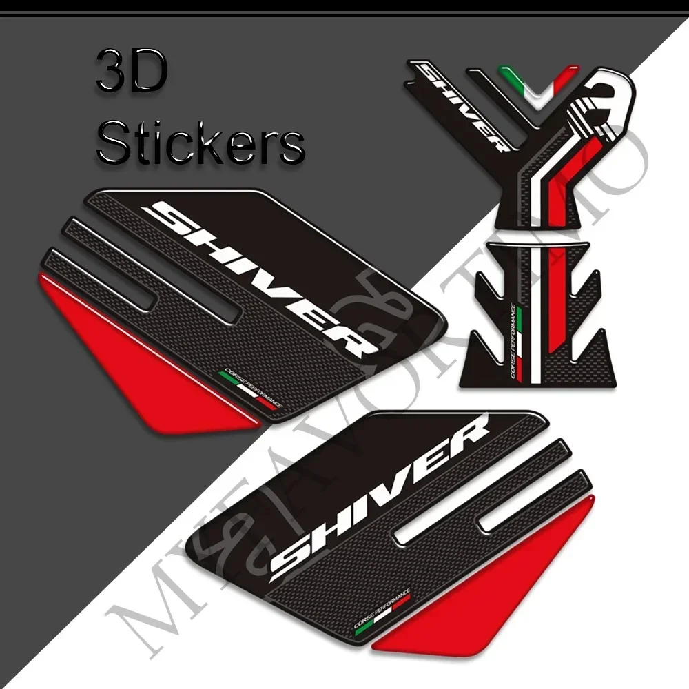 

SL 750 900 Shiver For Aprilia SL 750 900 Shiver Tank Pad Grips Gas Fuel Oil Kit Knee Stickers Adhesive Decal Protector 2018-2022