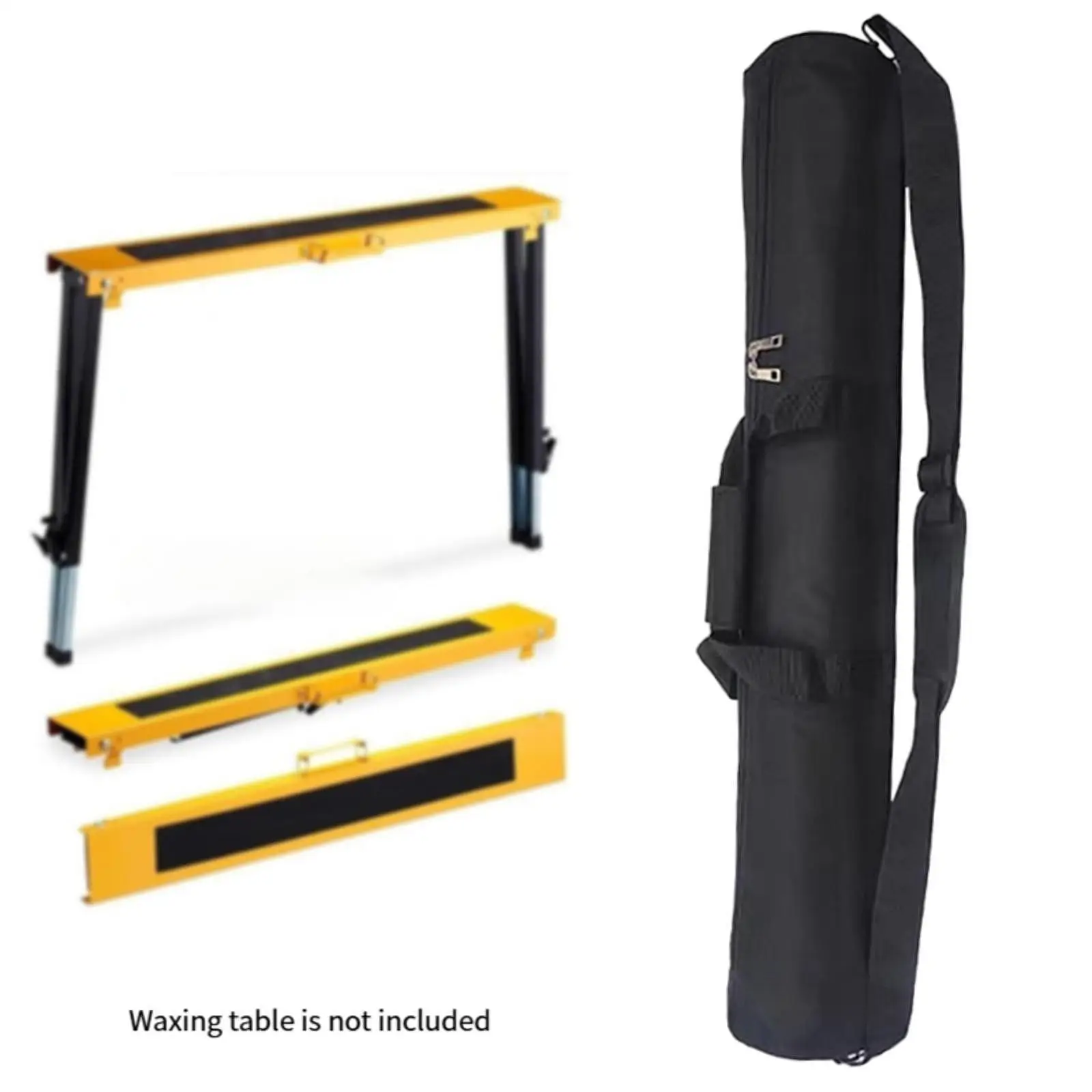 

Foldable Ski Wax Table Bag Portable Storage Organizer with Shoulder Strap for Snowboard Table Outdoor Use