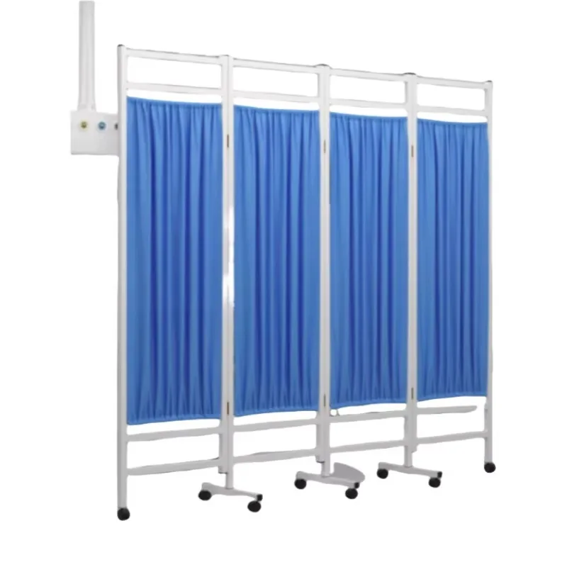 شاشة ستارة أثاث المستشفى الفولاذية شراء شاشات السرير 4 شاشات حوض قابلة للطي #2