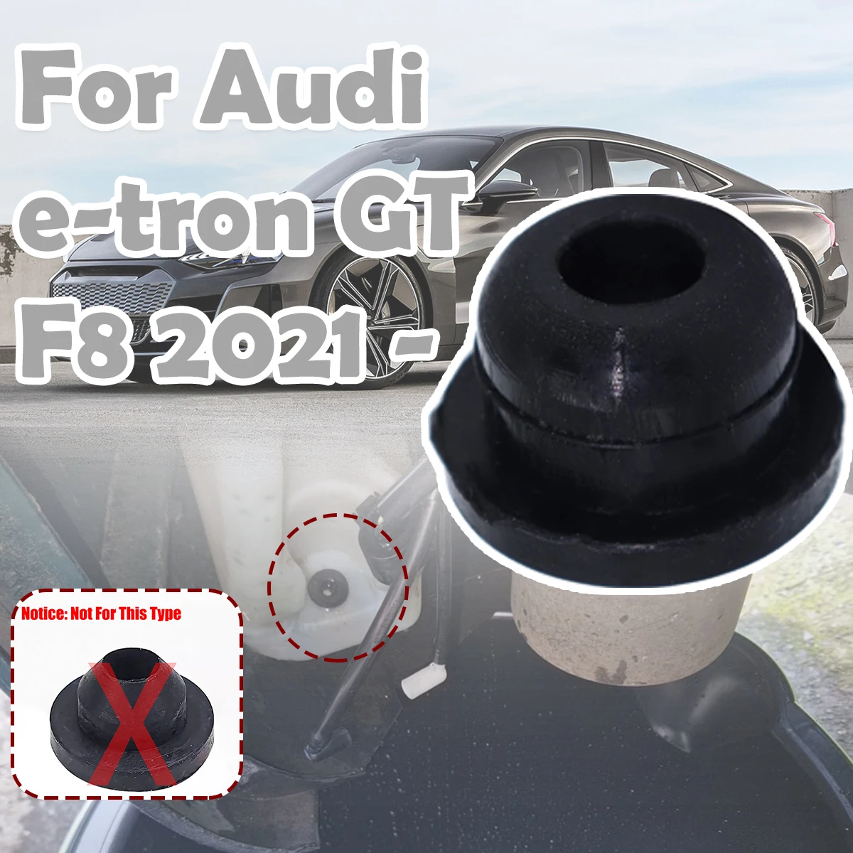 

Car Windshield Washer Headlight Pump Seal Water Reservoir Gasket Grommet Mount Cap Plug For Audi e-tron GT F8 2021 A8/S8 Quattro