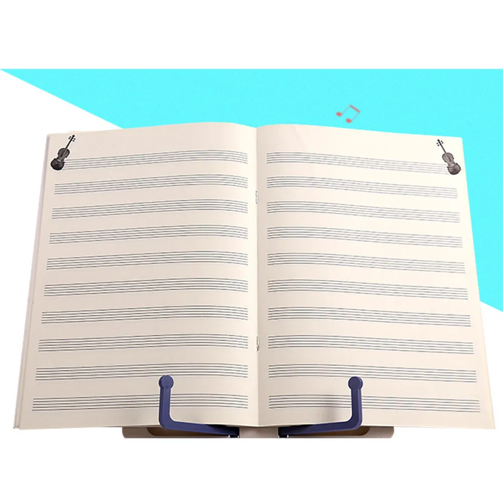 1Pcs Folding Music Stand Adjustable Portable Desktop Music Holder Lightweight Multi-Function Score Rack for Guitar Piano Home