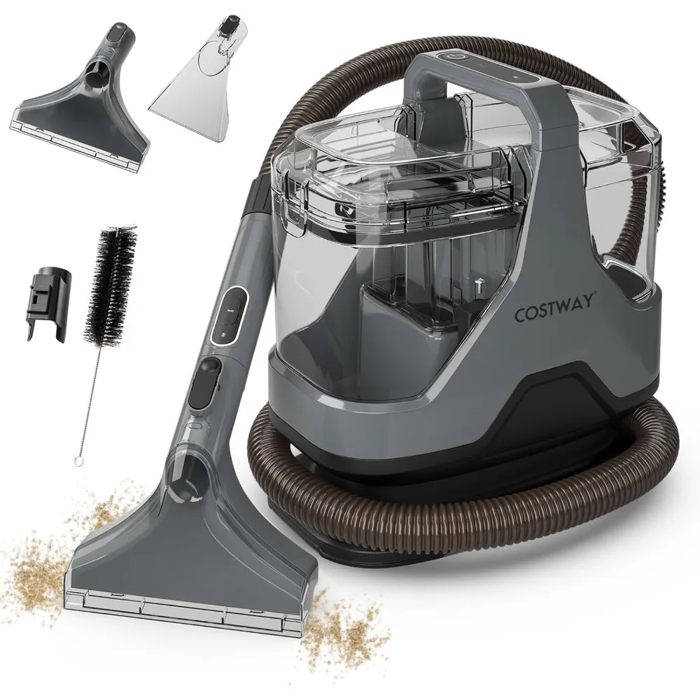 Upholstery Cleaner Machine, Portable Spot Cleaner with 15Kpa Powerful Suction, 600W Cleaning Machine with Versatile