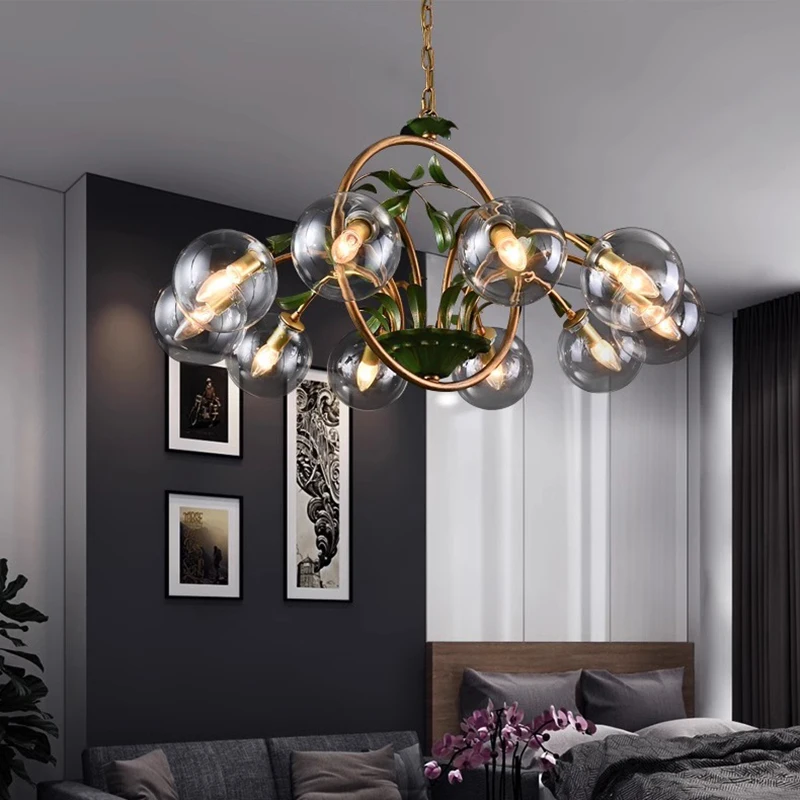 Modern LED Chandeliers for Home Decor, Luzes penduradas, Sala de estar, Sala de jantar, Iluminação interior