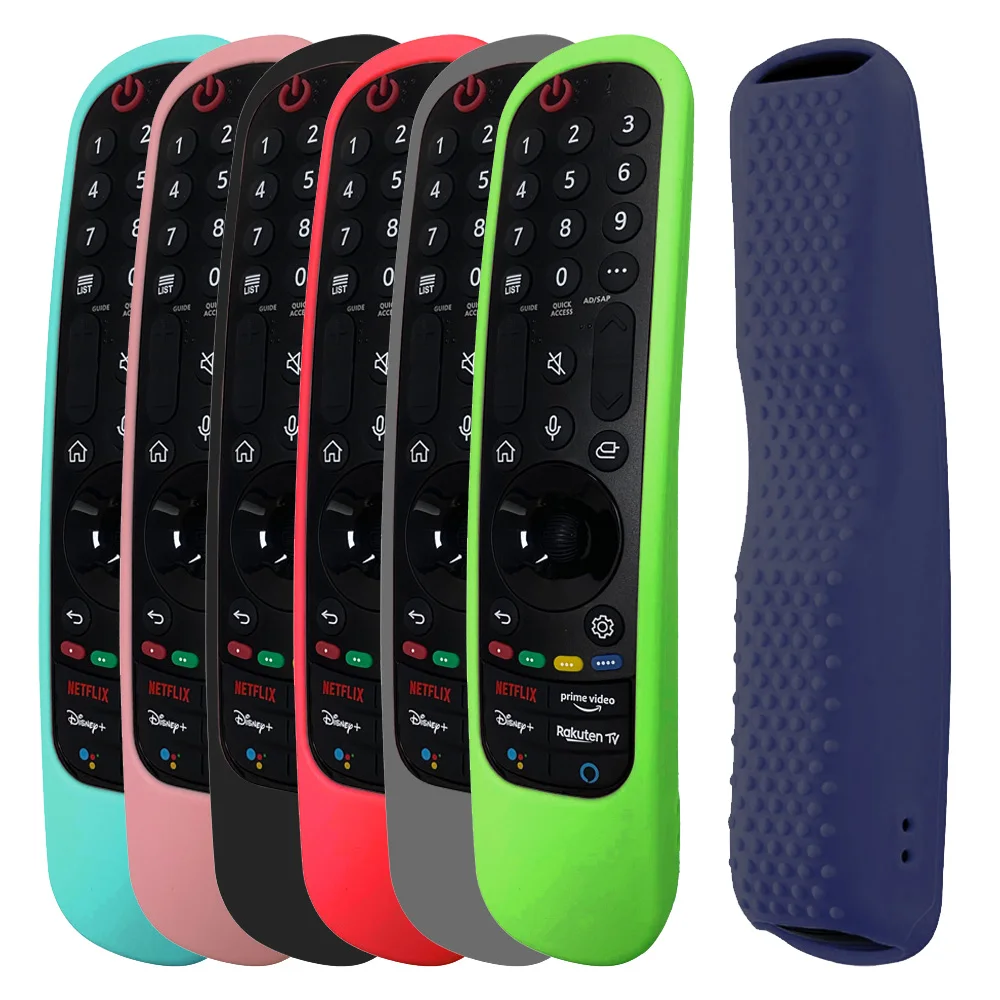 Silicone Remote Cover LG Smart TV Anti-Shock Illuminated Remote Control Case 2021 Model MR22GA MR21GA MR23GA MR24GA